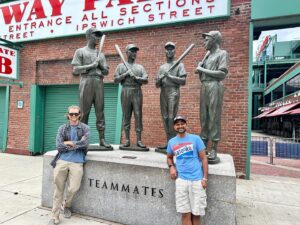 Ty Simpkins Instagram - Eight years ago my 14 year old self started a life changing journey. I was going to see all 30 baseball stadiums. I learned a lot about what it means to be me on these trips. Writing this I truly don’t know what to say. Muneesh and I have been through so much together. So many life conversations, so many lessons of what it means to be a young man. This is more than baseball. This is a defining moment in my life. I’ve finished this chapter in my journey. All 30 stadiums and then some. Something I never knew I wanted. Baseball has always been apart of my life but the last eight years has shown me truly how much it means to me. It has saved my life a few times even. Helped make me the young man I am today. Here’s to many more baseball adventures. Once a starry eyed rookie stepping into the ballpark with little knowledge of the game. Now a seasoned vet ready for more. I mean really…how can you not be romantic about baseball?