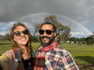 Ty Stiklorius Instagram - First we saw a Bobcat in the wild (staring at us from a close distance in the long grass on an empty road) and shortly after a double rainbow 🌈🌈. Three things I keep leaning into: 1. Listening to nature and my body more. 2. Cultivating a sense of ease, letting go where it’s tight, deep healing breathing and stopping and feeling it when it comes up (usually in the car) 3. Deepening connection (which requires practicing more vulnerability, truth-telling, staying present even when it’s hard). And all of that to take care so that we can do the really hard work ahead that the planet requires. Wishing love, ease and deep connection to you and a happy New Year. And I’ve just joined the board of Ocean Conservancy @oceanconservancy so stay tuned for more on how we will work toward a healthier ocean protected by a more just world.