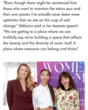Ty Stiklorius Instagram - Over the past few weeks I poured my heart and soul into writing the keynote speech for the inaugural Recording Academy Women In The Mix event. I didn’t know that my story would resonate so much with people, but when so many came up to me after with tears in their eyes I knew that it touched a nerve & we have a lot more of the truth to share together and a lot more healing to do. And more celebrating of women in the music industry! What a glorious day we all had together. Thank you to everyone involved! And @emilykingmusic blew me away with her performance ❤️❤️❤️❤️❤️❤️❤️❤️❤️❤️❤️❤️❤️❤️❤️ and big gratitude to @thesausey1 for doing a thousand things at once so beautifully and for helping me find my voice and so many others.