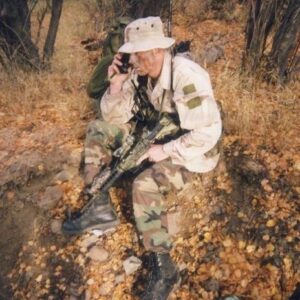Tyler Grey Instagram - This is a picture of my me when I was a sniper team leader which means: less shooting, more radio talking. This picture was our Afghanistan train up in Yakima WA. This trip was probably the happiest I ever was in the military. I was at that point where you know so many people because no one has hit their ETS dates. I was also an E5 which was the perfect rank: in charge of 4 and not yet dealing with any politics. Speaking of politics: I don’t post any on social media. It’s not that I am unaware, it’s that I believe the intent is creating conflict between the classes that aren’t at the top. I believe that self sufficiency is the new rebellion and that is what I will be teaching on my Patreon show. To come join see the link in my bio. <Insert Star Wars rebel joke here>