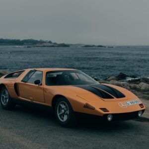 Tyler Hoover Instagram - Car Trek ended with a Tyler weeens and the opportunity to drive a priceless Mercedes C111 from @mercedesbenzmuseum. It’s now on display at the @petersenmuseum and opportunities to drive these test cars that were never sold to the public are very rare!