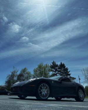 Tyler Hoover Instagram - 599 vs the Eclipse (phenomenon not car)