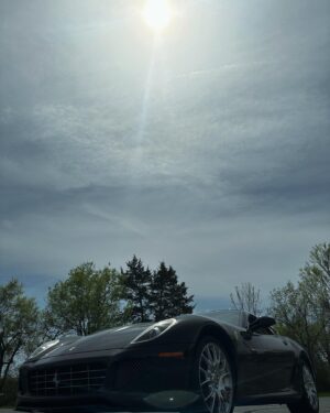 Tyler Hoover Instagram - 599 vs the Eclipse (phenomenon not car)