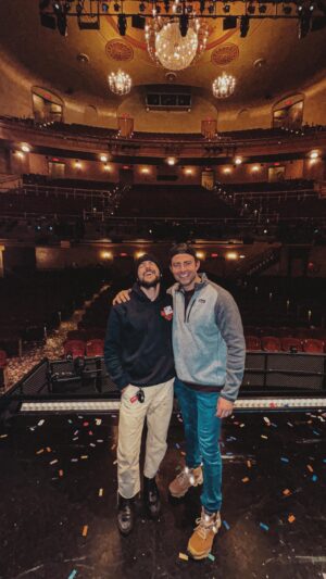 Tyler Hynes Instagram - Few things beat seeing your friend’s dreams come true. 🤍

@jonathandbennett