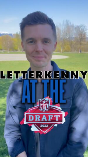 Tyler Johnston Instagram - STEWART! @tylerjbjohnston from @letterkennyproblems will be representing #12North and announcing a @Seahawks selection during the #NFLDraft! WONDROUS!