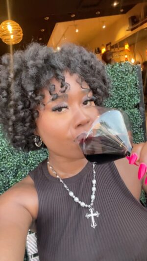 Tylynn Burns Instagram - ✨🍷🥷🏾😈👺✨