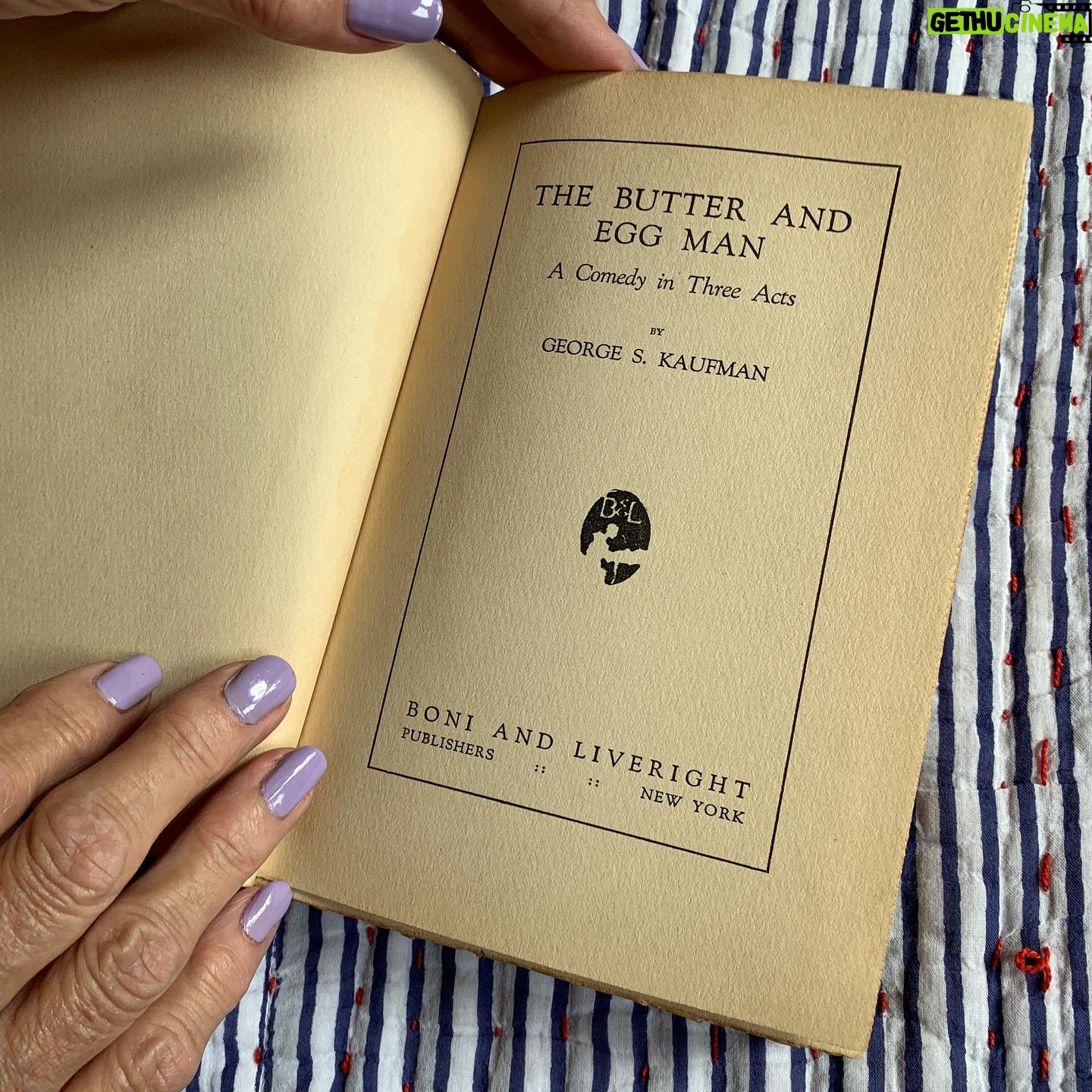Tyne Daly - 630 Likes - My dear daughter Kate found this copy of the first play I ever played in New York City in fall of 1966. So kind, so loving. Thank you, sweetheart.