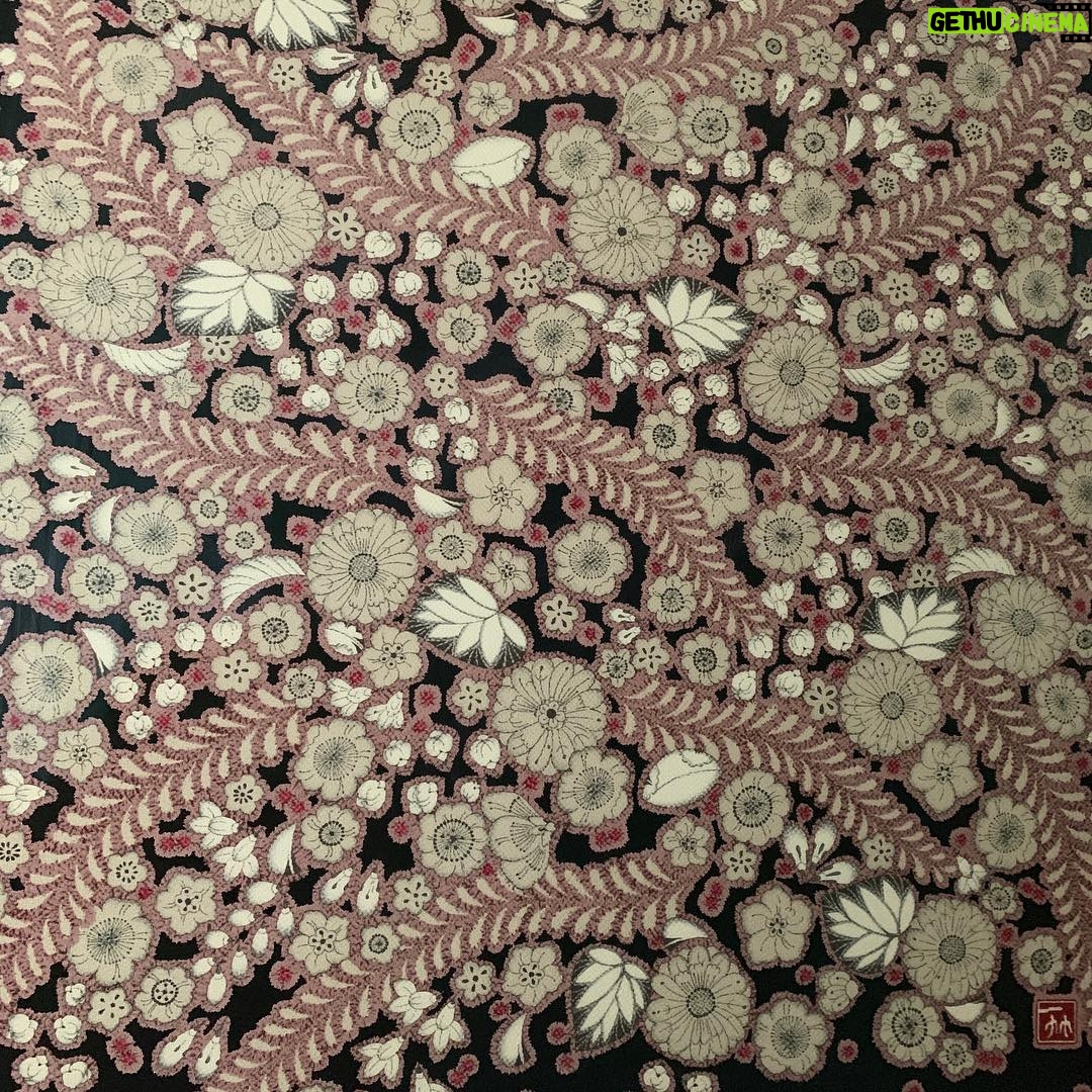 Tyne Daly - 457 Likes - Cherry Blossom Time! PS—Scarf from the Japan trip, cherries from MoMA.
