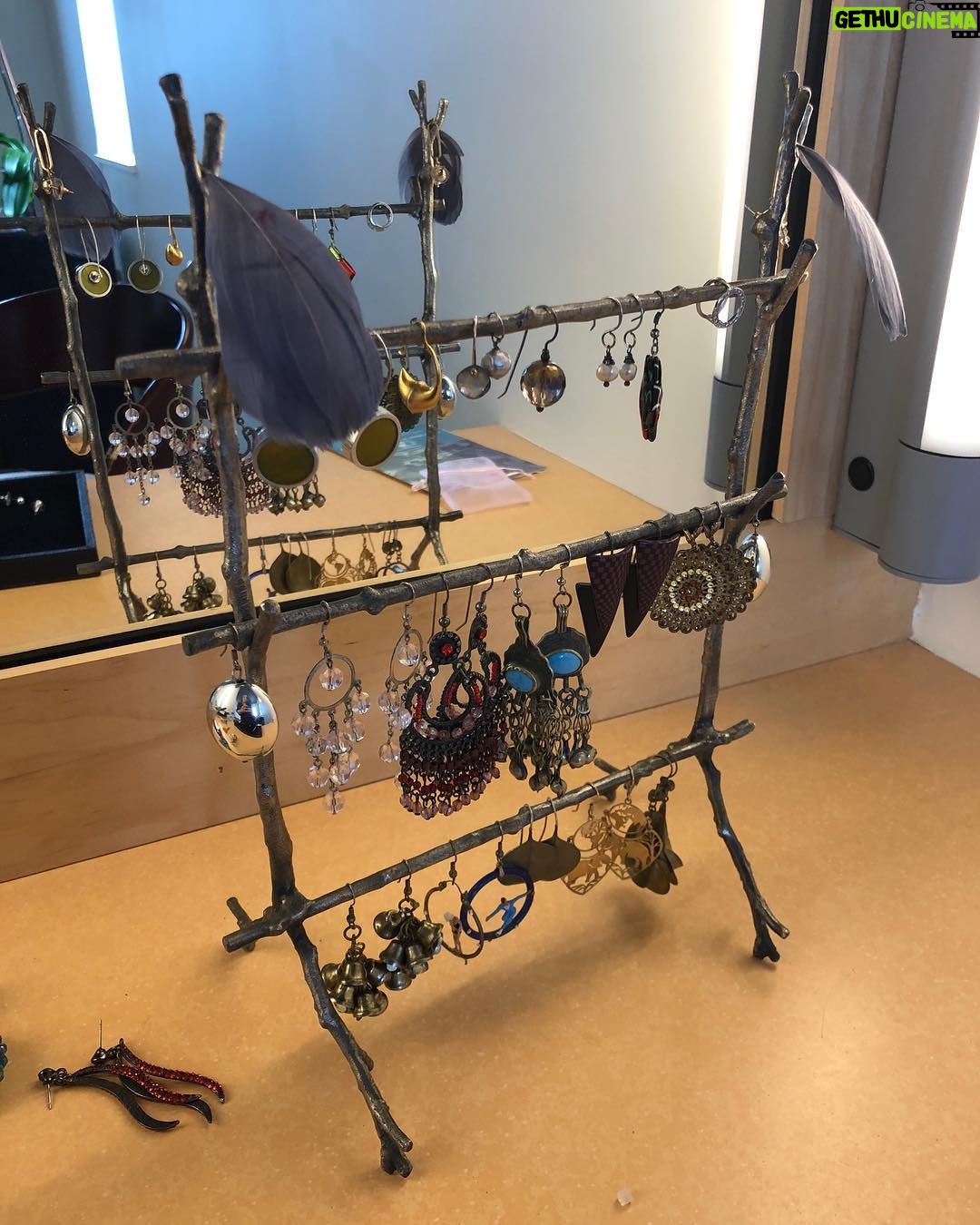 Tyne Daly - 303 Likes - Dear interweb people: I am so nervous about the invasion of my privacy as a performer. This talking about rehearsals & more makes this old lady highly uncomfortable. In smidgens, I’ll tell you some stuff. Here’s my earring rack—combo of my collection & the amazing Patricia Field. #MurphyBrown