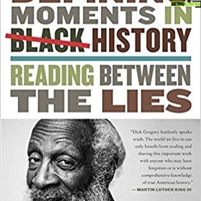 Tyne Daly - 137 Likes - Another entry for the summer reading list: Dick Gregory’s “Defining Moments in Black History.” Good information and funny! What a great brain he has. #TynoSummerReading