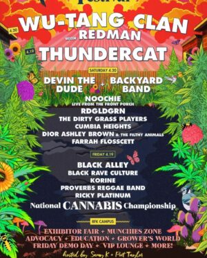 U-God Instagram - Come check me out with my brother @methodmanofficial at the @natlcannabisfest on 4/20 with the rest of @wutangclan and in the Nation’s Capital!!! #canabis #wutang #rap #hiphop #50 #dc #festival #redman #tical