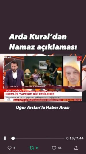 Uğur Arslan Instagram - Uğur Arslan’la Haber Arası hafta içi her gün 18:00 de Ülke tv de.