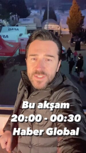 Uğur Arslan Instagram - Her akşam 20:00 - 00:30 deprem bölgesinden arası HABER GLOBAL deyim.