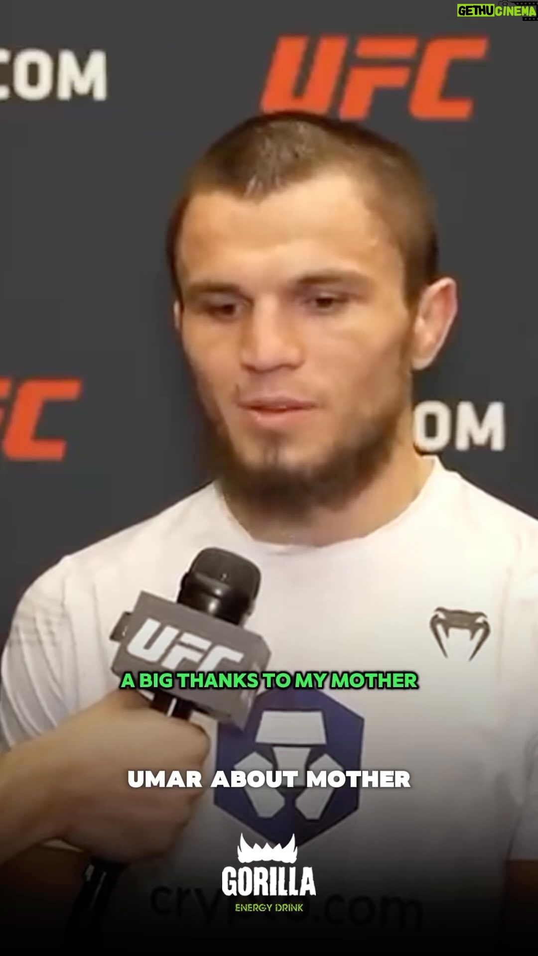 Umar Nurmagomedov - 13.9K Likes - Хочу посвятить бой Маме!
Умар Нурмагомедов после одного из поединков в UFC посвятил бой любимой Маме и попросил Отца ни в коем случае не обижаться!
📢Umar Nurmagomedov after one of the fights in the UFC dedicated the fight to his beloved Mother and asked his Father not to be offended in any way!