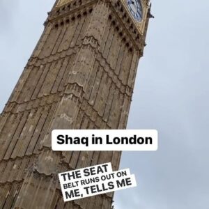 Umberto Celisano Instagram - Shaq in London 

#shaq #bigben #cruisin #london #england #thelads #worldcup #worldcup2022 #comedy #haha
