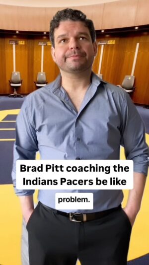 Umberto Celisano Instagram - The Pacers have never won a championship so the key will be to “pace” themselves 

#nbaplayoffs #indianapacers #bottomofthepit #bostonceltics #fyp #foryou #bradpitt #moneyball #mychaeldanna #itsaprocess
