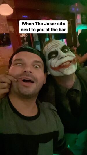 Umberto Celisano Instagram - Live long and die with a smile @agentsofkhaos 

#wisewords #thejoker #batman #hollywood #hollyhood #gotham #smile #halloween