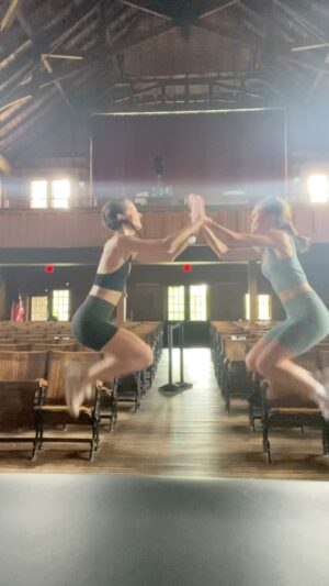 Unity Phelan Instagram - Taking some of this energy into Friday! There is something about dancing @thelimitfit with @devon.teusch that turns on our crazy… 😂❤️👯‍♀️