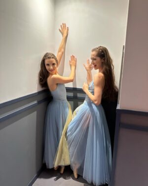 Unity Phelan Instagram - On today, the 90th Anniversary of “Serenade”, I remember not only the amazing moments on stage during the ballet, but the people who I’ve shared these moments with. I was lucky enough to have the first @nycballet show I ever attended begin with Serenade and I fell in love. The abandon, the clarity, the cohesion in spirit, it all looked like it felt so good and was truly beautiful to behold. I watched @janieclaire spin and leap and waltz all over the stage, eating up all the space. 

When I got the chance to dance the corps of Serenade, I relished in every moment. I loved feeling the beating heart of the piece and being on stage with all the amazing dancers I looked up to so much. Fast forward a number of years and I got the chance to learn and perform the Dark Angel under careful supervision from the most amazing coaches and mentors. Dancing alongside friends I so admire and also dancing with my now husband made this moment extra special. 

Last year, I danced the waltz girl for the first time. My throat swelled up when I ran in as though late. I couldn’t believe I was there, doing the role that made me fall madly in love with Balanchine and New York City Ballet. I kept telling myself, don’t cry don’t cry don’t cry, this show was filmed for PBS and I didn’t know if they were doing a close up. Having that film will always be special, my first time the role I had seen years before. 

I’m so grateful my life has lead me to this place, getting to work with so many coaches, mentors and ballerinas on this beautiful ballet- getting to stand in the spot that I watched all those years ago- and hopefully allowing another young, hopeful, 13 year old to fall in love with it just like I did.