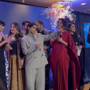 Utkarsh Ambudkar Instagram - A beautiful night celebrating south-Asian excellence at the Oscars with the whole crew. 

we used to all fight to get into the same room to audition for the same role that none of us were right for anyway. 

a lot has changed in a very short amount of time. 

proud to represent my community 
to celebrate our wins 
as a powerful “we”. 
An “us”.
As a whole. 
When you win. 
We all win. 

Fuggin love you guys. 

Hosts:
Tanfrance
@sharmeenobaidchinoy
@lilly
@rupikaur_
@kalpenn
@therealhannahsimone
@anitachatterbox
@shrutirya
@archanamisrajain

Sponsors:
@paramountco
@chivasregalusa
@taaforg
@goldhouseco
@agame.pr
@_productofculture_
@contentforchnge
@Captiv8
@honto88