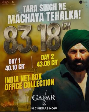 Utkarsh Sharma Instagram - Tehelka macha diya aap sabki #Gadar2 ne! 🔥🔥🔥🔥🔥

@iamsunnydeol @simratkaur_16 @manishwadhwa.in @mrgravitas @zeestudiosofficial @anilsharmaprod