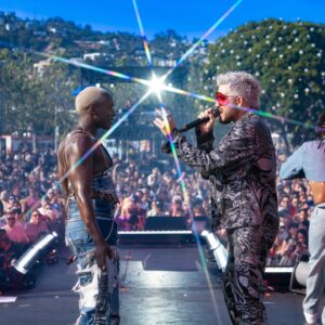 VINCINT Instagram - There’s no place like home🏳️‍🌈🥹❤️
Thank you @officiallyoutloud & @jeffcons 
Playing all the new songs and feeling so much love from the place I call home was the best way too kick off Pride this year! ❤️
Thank you to my girl @adamlambert for popping out with me and destroying the stage! 
To my dancers @jahariwhite_ @officialdesiderio @allenelgato @__jamestony you everything I’ve ever dreamed to see on stage and it was an honor to dance alongside you all! 
@jahariwhite_ there are few I trust to come into my space and create a show and I’m so very proud of what you created 🥹❤️ thank you and I love you to the moon! 
@trevor_ryian I’m still staring at my fit and gagged you did your big one and I’m honored to wear your creation! I felt like a star 💫❤️
@cagnemitchell.mua you had me up there looking like a renaissance painting you’re my muse and my baby! I love you! 
@thetigerwizard you’re an icon and the show you created is my favorite I’ve ever gotten to do! Thank you👑
Thank you to everyone who showed up, cried, danced sent a sweet text, loved on me and made this little black non binary child feel like a HEADLINER ❤️❤️❤️❤️ LOVE YOU ALL! HAPPY PRIDE🏳️‍🌈