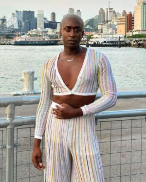 VINCINT Instagram - It’s a soft light summer ✨🍭
•
•
Thank you @lgbtcenternyc for a beautiful evening on the pier to kick of pride ✨
Thank you @missoni for making me sparkle all week  and @_tajma_ for being my fairy godmother 🧚🏿‍♂️💋🫶🏾✨