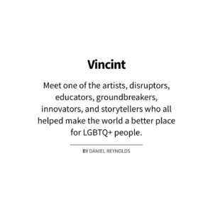 VINCINT Instagram - OUT 100 Class of ‘23 🥹😘🍾
Thank you @outmagazine so insane to be on a list I’ve admired for so long with so many friends and artists I love and admire 🥹 ✨❤️

📸 @lukefontana