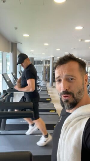 Václav Bárta Instagram - Zoolander a Jenicek v @fitness_aquapalace_praha 
.
@jiri_dymo_urban