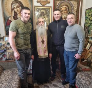 Vadim Nemkov Instagram - В гостях у Батюшки! Получили Благословение!🙏