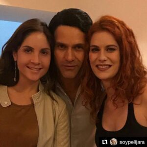 Valentino Lanús Instagram - #Repost @soypelijara ・・・
Hay muchas cosas que le debo a @valentinolanus_ por todo lo que ha hecho por mí en este proyecto. Una de ellas, y para mí, la más importante, ha sido presentarme a  @michmoran , su amiga y confidente, que ahora es también la mía. Hemos reído, llorado, compartido, platicado.. si por separado me hacen feliz.. juntos, significan la plenitud. Parte de mi familia mexicana. Los quiero ya.. irremediablemente para siempre. ❤️❤️❤️ #amigos #confidentes #losamo #alejandrocastillo #nataliarey #AlejandroyNatalia #nadapersonal