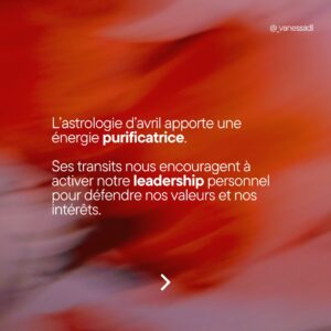 Vanessa DL Instagram - ASTROLOGIE D'AVRIL 🌀

J'avais envie de vous partager mes réflexions du moments, en lien avec tout ce qui se trame dans le cosmos présentement. 🫣

Aussi, je souhaitais vous partager mon intention de prendre un peu recul des réseaux sociaux au cours des prochaines semaines. J'ai présentement besoin d'espace pour intégrer, digérer et contempler tous les changements qui s'opèrent dans ma vie.

Avec la rétrograde de Mercure qui aura lieu jusqu'au 25 avril, je crois qu'il s'agit d'un moment idéal pour réduire mon temps d'écran et faire de la place aux nouvelles idées qui veulent émerger - je les sens venir 🌱🤏!

Puisque c'est toujours agréable pour moi de partager mes réflexions avec vous, je vous encourage à me suivre via mon infolettre (lien dans la bio). 

Elles se font plutôt rares, mais elles sont toujours créées de manière très intentionnelle et avec beaucoup d'amour.

Touroulou ! 🥰

#avril #astrologie #mercureretrograde
