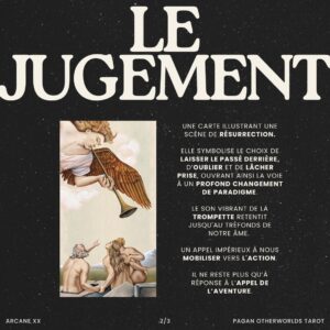 Vanessa DL Instagram - Le Jugement, l'arcane XX, est une carte qui résonne particulièrement avec moi ces derniers temps et elle vient très souvent me visiter (IYKYK).

J'avais envie de vous la présenter, car elle me semble particulièrement pertinente compte tenu des circonstances (astrologiques   politique) actuelles.

Pour ma part, cet «appel intérieur» m'inspire à continuer de présenter les arts mystiques comme un soutien spirituel pour nous aider à affronter les défis actuels et futurs auxquels l'humanité sera confrontée. 

Plus que jamais - ou peut-être simplement pour des raisons différentes - il sera essentiel de trouver un sens et de raviver notre espoir.

Laissez un ❤️ ou un commentaire si vous avez ce genre de publication !

Tarot : Pagan Otherworlds (mon nouveau préféré).

#tarot #tarotdeck #tarotcards