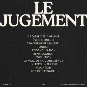 Vanessa DL Instagram - Le Jugement, l'arcane XX, est une carte qui résonne particulièrement avec moi ces derniers temps et elle vient très souvent me visiter (IYKYK).

J'avais envie de vous la présenter, car elle me semble particulièrement pertinente compte tenu des circonstances (astrologiques   politique) actuelles.

Pour ma part, cet «appel intérieur» m'inspire à continuer de présenter les arts mystiques comme un soutien spirituel pour nous aider à affronter les défis actuels et futurs auxquels l'humanité sera confrontée. 

Plus que jamais - ou peut-être simplement pour des raisons différentes - il sera essentiel de trouver un sens et de raviver notre espoir.

Laissez un ❤️ ou un commentaire si vous avez ce genre de publication !

Tarot : Pagan Otherworlds (mon nouveau préféré).

#tarot #tarotdeck #tarotcards