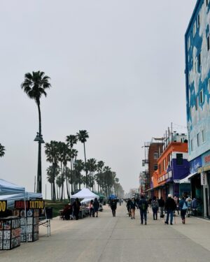 Vanessa Duchel Instagram - Los Angeles Jour 2 ☀️🌴

On est allés à Venice beach même si c'était très nuageux et on a assisté à un méga stunt du prochain film La planète des singes et sérieux je sais pas comment je l'aurais vécu que ce soit vrai 😂