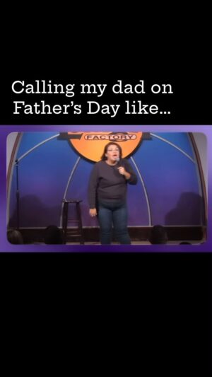 Vanessa Gonzalez Instagram - Don’t forget to call your dads! 🤣 #fathersday #dad #standup #comedy #funny