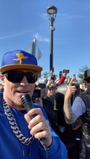 Vanilla Ice Instagram - Rollin In my 5.0 rag top down so my hair can blow. #5.0 #Mustang #Ford #ninetiesForever #GetItHowYouLiveIt #That’sMyBoy #IceIceBaby
