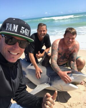 Vanilla Ice Instagram - Sharks don’t stand a chance with the VIP #VanillaIcePosse #VanillaIceProject