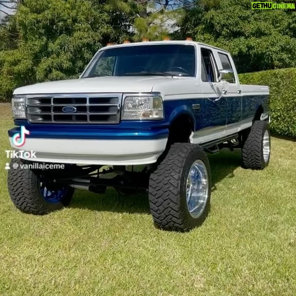 Vanilla Ice - 4.9K Likes - Very hard to find crew cab four-door F350 it took me 2 1/2 years to just find one. This is the last of the square body OBS. Stands for all body style. #Obs, #OldBodyStyle #GetItHowYouLiveIt #Ice.
