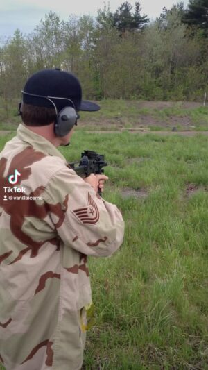 Vanilla Ice Instagram - Havin a little fun shootin a gun…  #HoldMyBeer #Merica