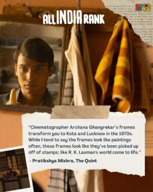 Varun Grover Instagram - These heartwarming reviews have melted our Noodle Sa Dil. Thanks for the overwhelmingly emotional response and filling the theatres even with such a limited release. 

Swipe to read some fantastic takes. All India Rank now in theatres.