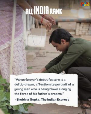 Varun Grover Instagram - These heartwarming reviews have melted our Noodle Sa Dil. Thanks for the overwhelmingly emotional response and filling the theatres even with such a limited release. 

Swipe to read some fantastic takes. All India Rank now in theatres.