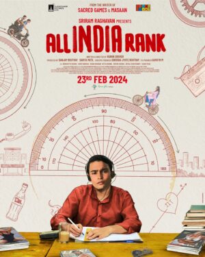 Varun Grover Instagram - @vidushak's instantly charming directorial debut ALL INDIA RANK releases this Friday, and here are two brand new posters introducing Sarika Kumari from Patna - The Physics Nerd, and Vivek Singh from Lucknow - The Clueless Bird.

Don't miss #AllIndiaRank in cinemas from 23rd Feb! 

Posters designed by @truebluedesignco.