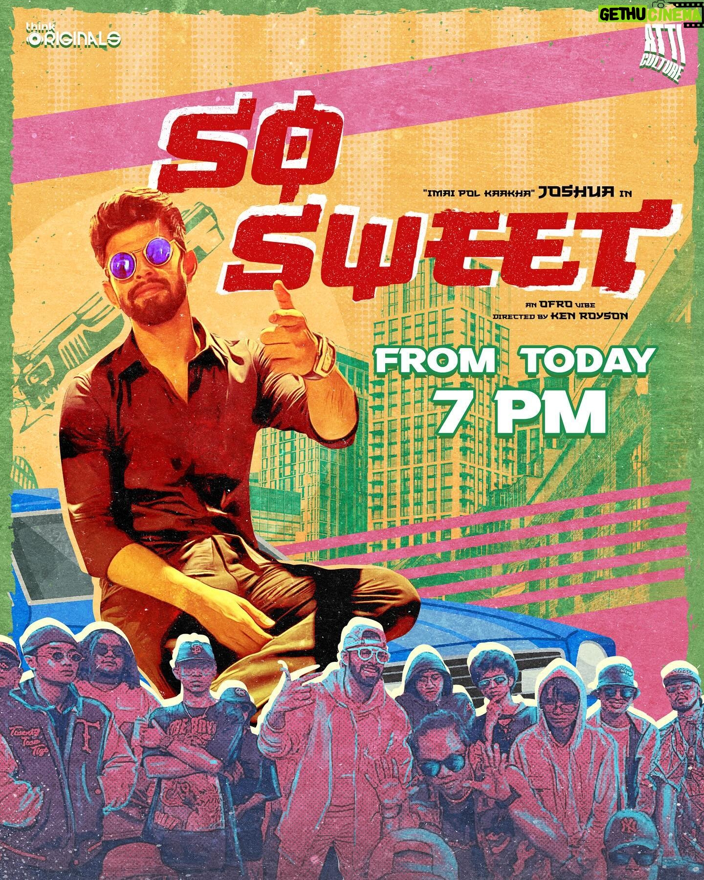 Varun Kamal - 576 Likes - A vibrant track coming your way!
#ThinkOriginals #SoSweet music video releasing today at 7️⃣pm
Starring 🌟 @iamactorvarun
A @ofrooooo Musical
Directed by @directedbykenroyson