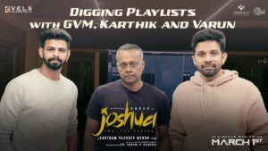 Varun Kamal Instagram - Dive into their music-filled chat and groove along 🎶💥

Digging Playlists with GVM, Karthik and Varun
Don't miss out 
▶️ Link in Story

#JoshuaFromMarch01

@gauthamvasudevmenon @karthikmusicexp @iamactorvarun @krishna_kulasekaran @Velsfilmintl @dr.isharik.ganesh @raahei @srkathir @editoranthonyofficial @ddneelakandan @utharamenonstyling @PradeepERagav @ashkum87 @shiyamjack @thinkmusicofficial @donechannel1 @ondragaent @oruoorileorufilmhouse