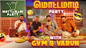 Varun Kamal Instagram - Glad to have VJ Siddhu Vlogs hosted our #Joshua team for a fun filled interview between @gauthamvasudevmenon & @iamactorvarun !!

Enjoy the Mottamadi Party - Link in story.

#JoshuaFromToday

Prod by @velsfilmintl Dr @dr.isharik.ganesh