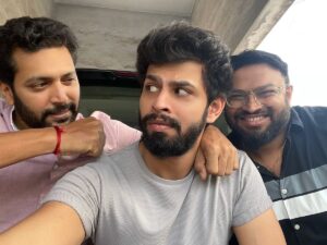 Varun Kamal Instagram - When life twines you with people you vibe... United by brotherhood ❤️🤗 

@jayamravi_official @ashkum87 

#brotherhood #jayamravi #ashwin #varun #Us #vibes #goodvibesonly #life #brothersforlife #forever #momentstoremember #memorylane #favouriteperson #photooftheday #actorvarun #kollywood #tamilcinema #actorslife