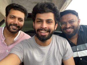 Varun Kamal Instagram - When life twines you with people you vibe... United by brotherhood ❤️🤗 

@jayamravi_official @ashkum87 

#brotherhood #jayamravi #ashwin #varun #Us #vibes #goodvibesonly #life #brothersforlife #forever #momentstoremember #memorylane #favouriteperson #photooftheday #actorvarun #kollywood #tamilcinema #actorslife