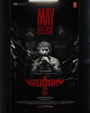 Vasanth Ravi Instagram - Embark on a journey beyond imagination. Weapon to be out in your nearest cinemas this May !!

#Sathyaraj @hope.tanya @dirrajivmenon rajeev_govinda_pillai @millionstudioss @weapon.movie @abdulkaderoffl aderoffl @manzoor.msit  @mimegopi_off @syedsubahan @baradwajrangan @yashikaaannand @kaniha_official @shiyaskareem  @guhan_senniappan @ghibranofficial  @prabu_rhagav @gopikrishna_edit @subentarpl @sudesh__actiondirector @lekha_panacea @____gokulraj__ @dineshashok_13 @riz8118 @tamizhchelvan_k  @appleansari.a @tseriessouthofficial @tseries.official @creatz.dheena