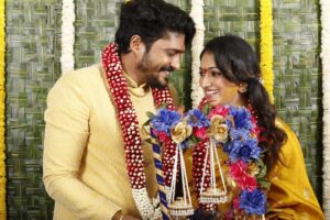 Vasishta N. Simha Instagram - A little something more than usual is our thing 😉❤️ I'm so in love with what's going to be my second name "Simha" 🥰 I wanted our engagement rings to reflect it. 💍  A ring that we're going to sport the rest of our lives has got to be special!! 🙈🙈 We zeroed in on a custom made design with a lion engraved on it. We had graphic designers work on these beautiful rings shaped like an octagon and an oval. I absolutely love how they turned out!! 😍😍😍

#simhapriya #vasishtasimha #hariprriya

📸😍 - @vjflicks